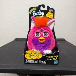 Tiger Electronics Furby Buddy Kids OS Pink Excellent 1999 Talking Plush Toy